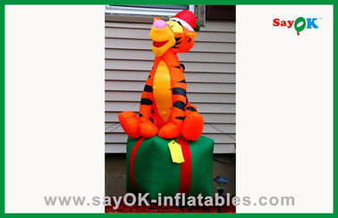 Inflatable Animal Costume Custom Orange Inflatable Monkey Inflatable Cartoon Character For Advertising