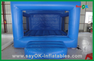 Indoor Inflatable Bounce House Inflatable Residential Small Blue Inflatable Bouncer / Fun City