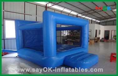 Indoor Inflatable Bounce House Inflatable Residential Small Blue Inflatable Bouncer / Fun City