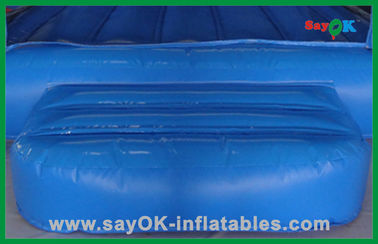 Indoor Inflatable Bounce House Inflatable Residential Small Blue Inflatable Bouncer / Fun City