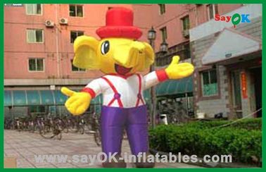 Custom Cute Elephant Inflatable Cartoon Characters For Holiday Decorations