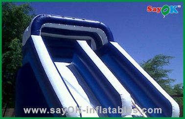 Huge Inflatable Water Slides Custom PVC Tarpaulin Mini Bouncer / Bouncer Inflatable Slip And Slide  For Water Fun