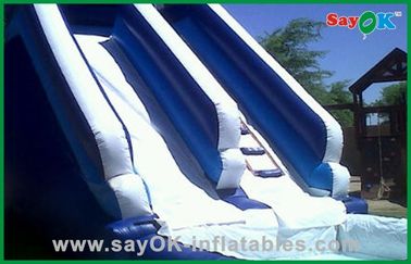 Huge Inflatable Water Slides Custom PVC Tarpaulin Mini Bouncer / Bouncer Inflatable Slip And Slide  For Water Fun