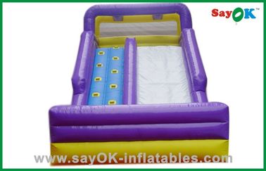 Giant Exciting Inflatable Bouncer Slide , Air Blown Inflatables PVC