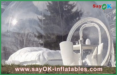 Large Outdoor Clear Inflatable Tent Bubble Transparent Inflatable Camping Tent For 2 Man