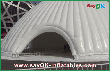 Commercial White Portable LED Disco Lighting Inflatable Igloo Tent Mobile Night Club Tent Inflatable Nightclub