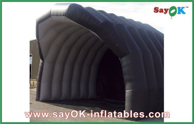 Inflatable Air Tight Tent Building Black Large Inflatable Tent House For Camping