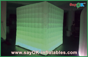 LED Lighting Inflatable Portable Photo Booth For Holiday Decorations