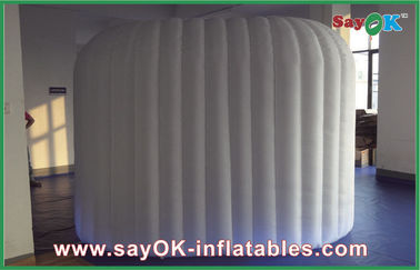 Party Photo Booth White Large Fun Inflatable Photo Booth LED Lighting Photo Booth For Event