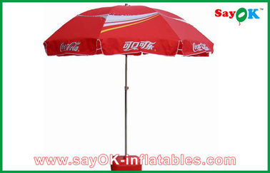 Camping Canopy Tent Aluminum Sun Umbrella With Stand Outdoor Patio Umbrellas For Advertising
