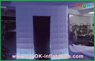 Party Blow Up Photo Booth Custom Inflatable Photobooth Tent With LED Lighting