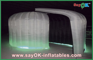 Inflatable Photo Booth Hire Color Change Inflatable Photo Booth White Inflatable Holiday Decorations