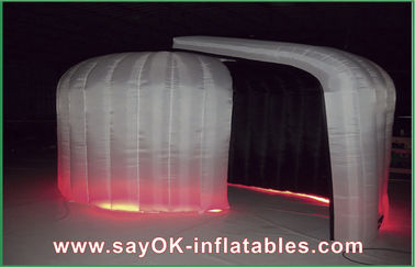 Photo Booth Led Lights Oxford Cloth Inflatable Photo Booth White Wedding Mobile Photo Booth