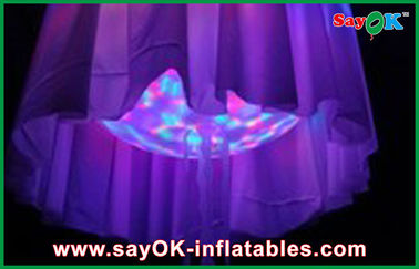 Colorful LED Jellyfish Inflatable Lighting Decoration For Holiday