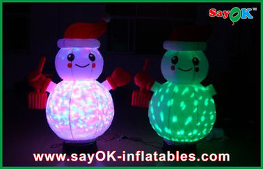 Christmas Inflatable Lighting Decoration Inflatable Snowman With Controller
