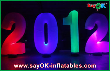 Beautiful Inflatable Lighting Decoration Number For Advertising