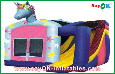 Cartoon Inflatable Bounce Children Waterpark Inflatable Combos With Slide