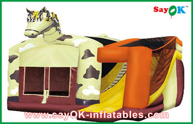 Cartoon Inflatable Bounce Children Waterpark Inflatable Combos With Slide