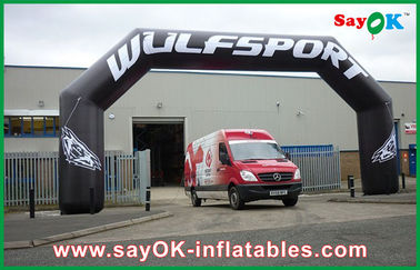 Balloon Arch Frame Advertising Custom Inflatable Arch 600D Oxford PVC Event Inflatable Gate For Finish Line