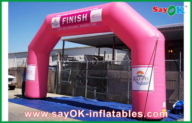 Inflatable Gate Sport Racing Games Inflatable Finish Line Arch / Entrance Arch For Advertising