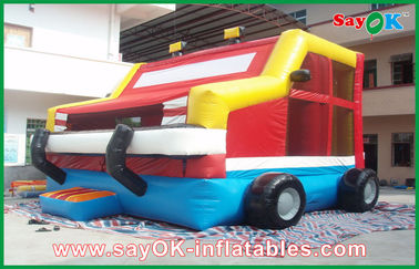 Outdoor Little Tikes Inflatable Bouncer Truck Shape PVC Jumper House For Amusement Park Moon Bounce Rental