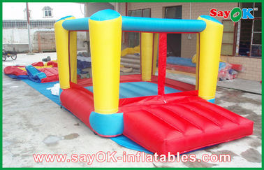 PVC / Oxford Simple Inflatable Bounce Custom Inflatable Bouncy Castle Bounce Houses Rentals For Sales