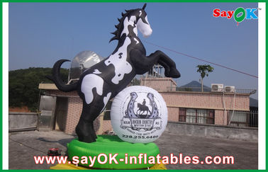 Inflatable Animal Balloons Outdoor Inflatable Horse Model Cartoon Character For Advertising