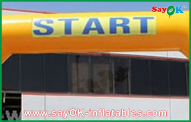 Inflatable Start Line Outdoor Yellow Cheap Advertising Inflatable Arch For Promotion