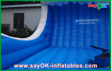 Inflatable Moon Bounce Kids Blue Color Large Inflatable Bounce For Event / Amusement Park