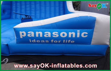 Kids Blue Color Large Inflatable Bounce for Event / Amusement Park