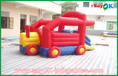 Inflatable Indoor Bounce House CE/UL Certificated Inflatable Bounce With Inflatable Slide PVC Tarpaulin