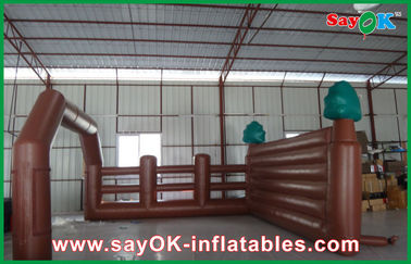Commercial Inflatable Arch With Fence Inflatable Advertisement