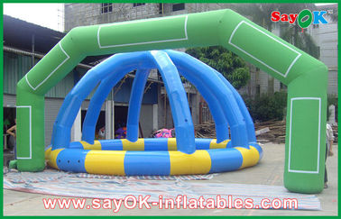 Commercial Outdoor Green Inflatable Archway For Promotion W7mxH4m