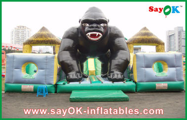Giant Disney Inflatable Bouncer With Chimpanzee Shape For Holiday