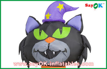 Black Halloween Event Inflatable Cat Halloween Inflatable Cat Decoration For Fun