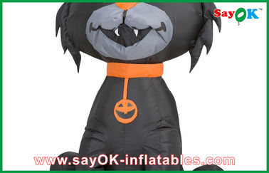 Black Halloween Event Inflatable Cat Halloween Inflatable Cat Decoration For Fun