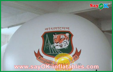 White PVC Advertising Helium Balloon 6M Inflatable For Outdoor Show Event