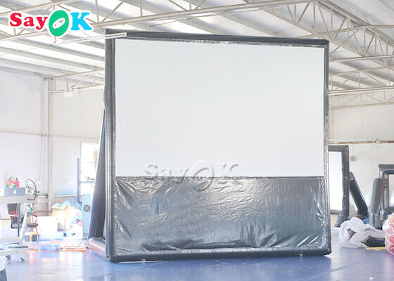 Inflatable Video Screen Waterproof Mobile Airtight Inflatable Screen Outdoor For Movies