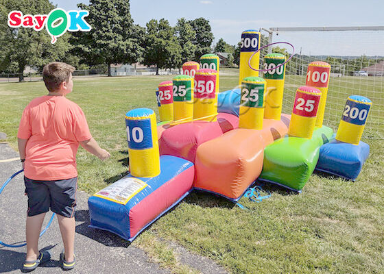 Outdoor Inflatable Games UV Resistance 2.3x2.1m Small Inflatable Hoopla Game Outdoor