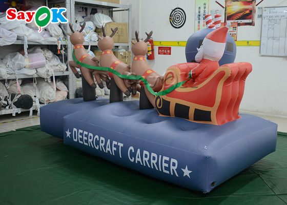 Three Reindeer Inflatable Holiday Decorations
