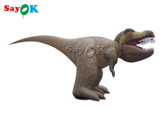 Inflatable Christmas Dinosaur 5m 15ft Inflatable Mascot T-Rex Tyrannosaurus Dinosaur For Exhibition