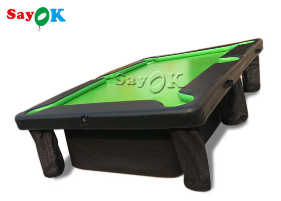 0.9mm PVC Air Sealed Billiard Inflatable Snooker Table With Stand