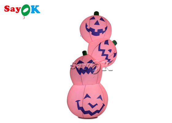 Air Blown Inflatable Pumpkin Light Outdoor Halloween Yard Decoration