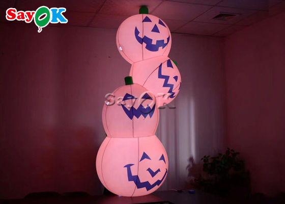 Air Blown Inflatable Pumpkin Light Outdoor Halloween Yard Decoration
