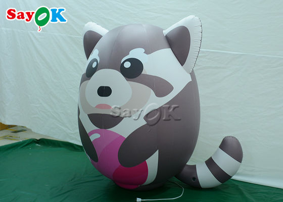 Customized Pvc Lovely Realistic Inflatable Raccoon Model