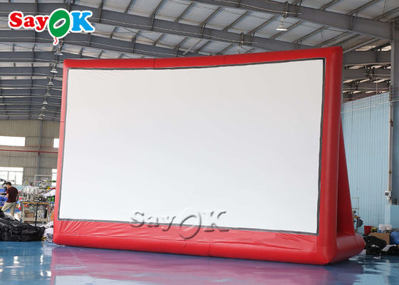 Inflatable Theater Screen Customized 7.25m 24ft Pvc Inflatable Movie Screen Cinema Outdoor Car Parking Lot