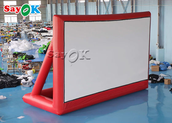 Inflatable Theater Screen Customized 7.25m 24ft Pvc Inflatable Movie Screen Cinema Outdoor Car Parking Lot