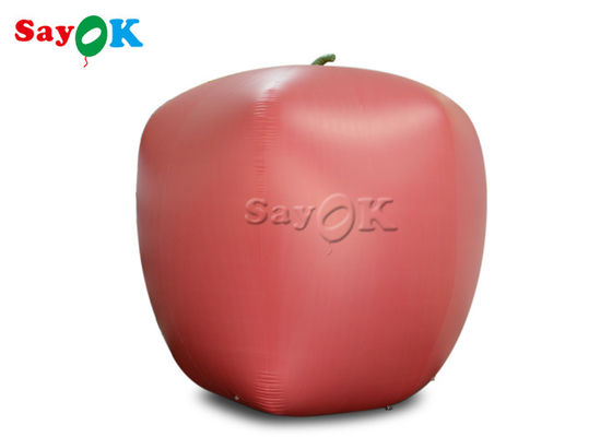 2m Giant Red Fruit Inflatable Apple Balloon Model For Rental Business