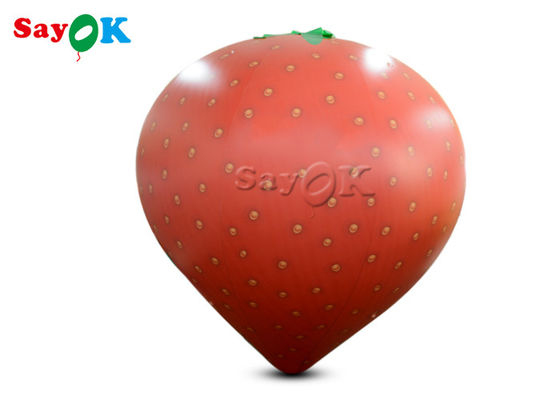 6.56ft Tall Strawberry Shapes Inflatable Balloon For Opening Ceremony