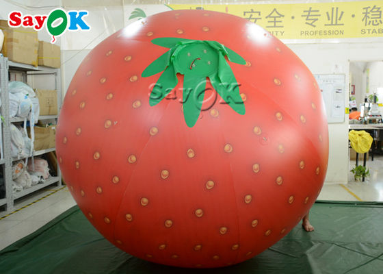6.56ft Tall Strawberry Shapes Inflatable Balloon For Opening Ceremony